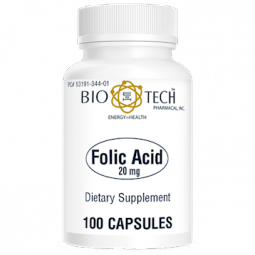 Bio-Tech Folic Acid 20 mg 100 caps