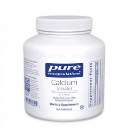 Pure Encapsulations Calcium Citrate 150mg 180 vcaps