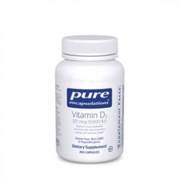 Pure Encapsulations Vitamin D3 125 mcg (5000 iu) 250 caps