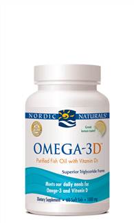 Nordic Naturals Omega-3D Lemon 1000 mg 60 gels