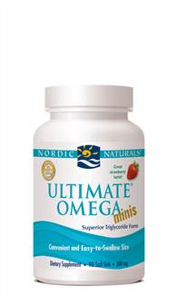 Nordic Naturals Ultimate Omega Minis Strawberry 500 mg 90 gels