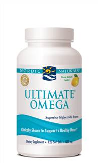 Nordic Naturals Ultimate Omega Lemon 1000 mg 120 gels