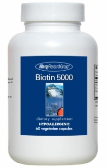 Allergy Research Group Biotin 5000 60 Vegetarian caps