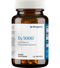 Metagenics Vitamin D3 5000 120 gels