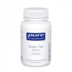 Pure Encapsulations Green Tea Extract (decaffeinated) 100 mg 120 caps