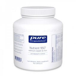 Pure Encapsulations Nutrient 950 w/o Copper & Iron 180