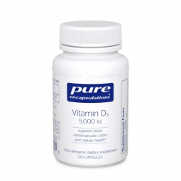 Pure Encapsulations Vitamin D3 125mcg (5000 iu) 120 caps