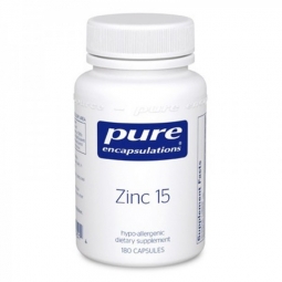 Pure Encapsulations Zinc 15 180 caps