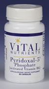 Vital Nutrients P-5-P Pyridoxal-5-Phosphate 50 mg 90 caps