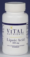 Vital Nutrients Lipoic Acid (alpha lipoic acid) 150 mg 60 caps