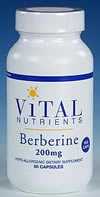 Vital Nutrients Berberine 200 mg. 60 vcaps