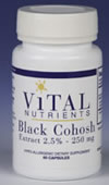 Vital Nutrients Black Cohosh 80 mg. 60 vcaps