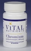 Vital Nutrients Chromium (polynicotinate) 200 mcg 90 caps