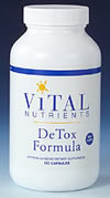 Vital Nutrients Detox Formula 120 vcaps