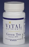 Vital Nutrients Green Tea Extract 80 % 275mg 60 caps
