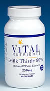 Vital Nutrients Milk Thistle 80% 60 caps