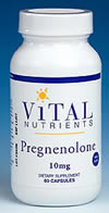 Vital Nutrients Pregnenolone 10 mg 60 caps