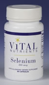 Vital Nutrients Selenium 200mcg 90 vcaps