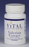 Vital Nutrients Valerian Extract 625 mg. 60 vcaps