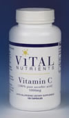 Vital Nutrients Vitamin C 100% Pure 1000 mg 120 vcaps