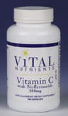 Vital Nutrients Vitamin C w/ Bioflavonoids 500 mg 100 caps